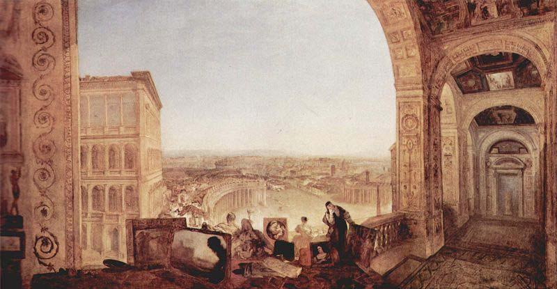 Joseph Mallord William Turner Rom, vom Vatikan aus gesehen oil painting image